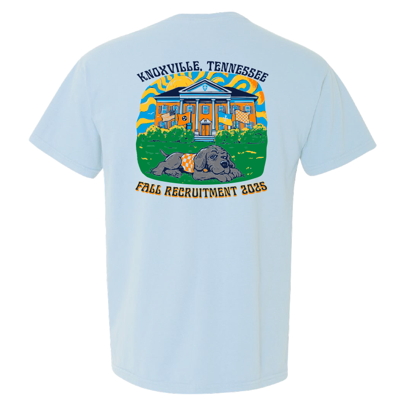Sigma Chi Fall Recruitment Pocket Tee - Chambray