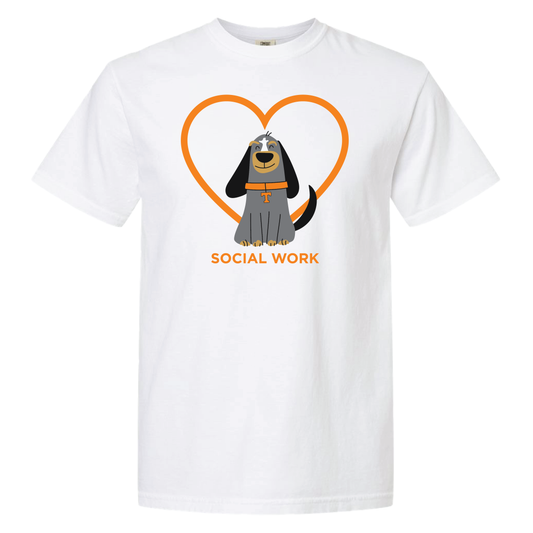 UT Social Work Tee - White