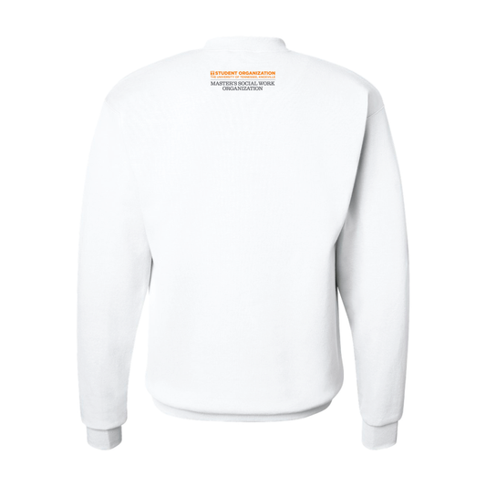UT Social Work Crewneck Sweatshirt - White