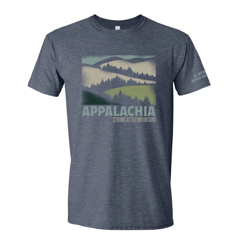 Adult Appalachian Strong Tee - Short Sleeve - Heather Navy