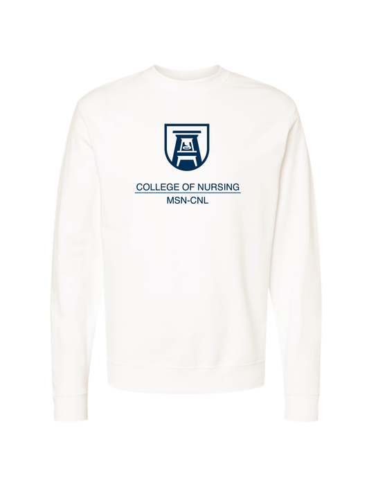 Augusta College of Nursing Shield Design Sweatshirt - Bone