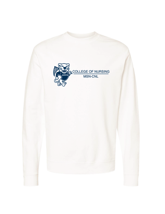 Augusta College of Nursing Jaguars Design Sweatshirt - Bone