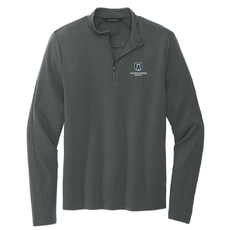 Augusta College of Nursing 1/4 Zip Pullover - Anchor Grey