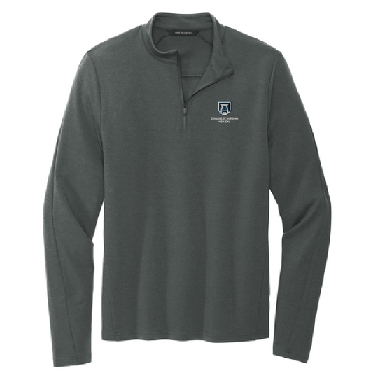 Augusta College of Nursing 1/4 Zip Pullover - Anchor Grey