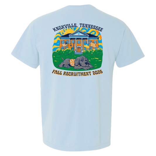 Sigma Chi Fall Recruitment Pocket Tee - Chambray