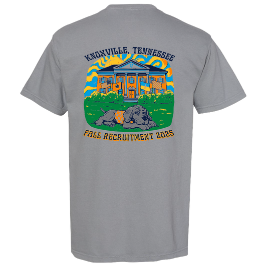Sigma Chi Fall Recruitment Pocket Tee - Granite