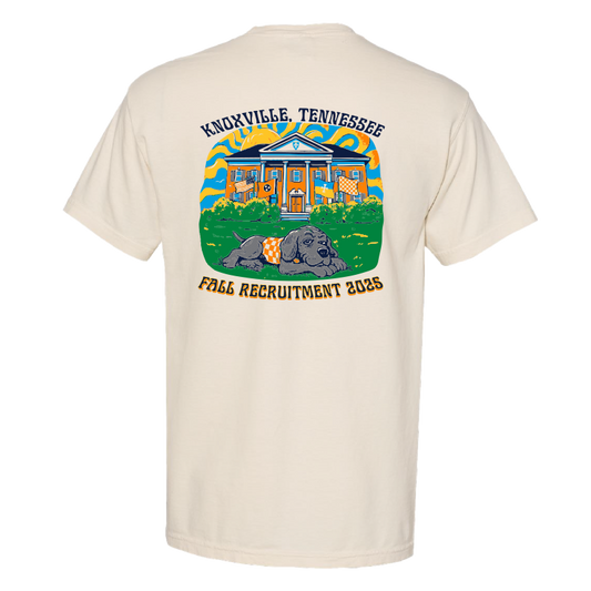Sigma Chi Fall Recruitment Pocket Tee - Ivory