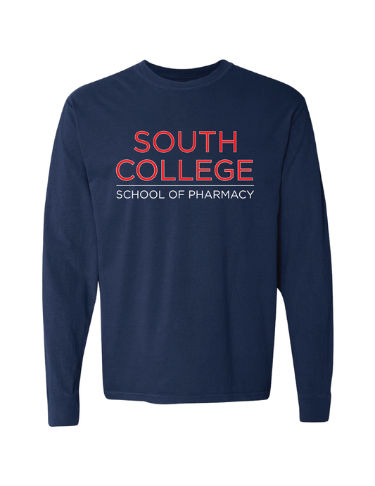 South College School of Pharmacy Tee - Long Sleeve - Navy