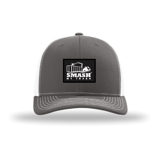 SMT Richardson Woven Patch Cap - Charcoal / White