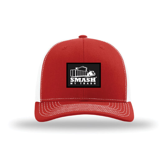 SMT Richardson Woven Patch Cap - Red / White