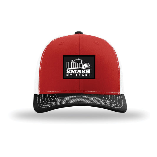 SMT Richardson Woven Patch Cap - Red / White / Black